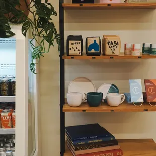 Retail shelf with local offerings