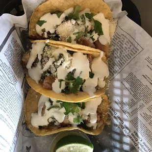 Chicken tacos