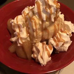 Apple pie fries