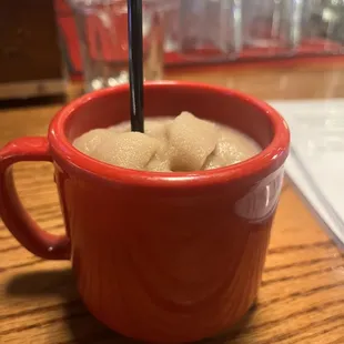 Frozen coffee cocktail