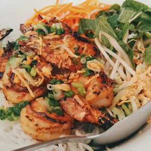 Shrimp vermicelli