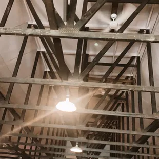 The beautiful original ceilings!