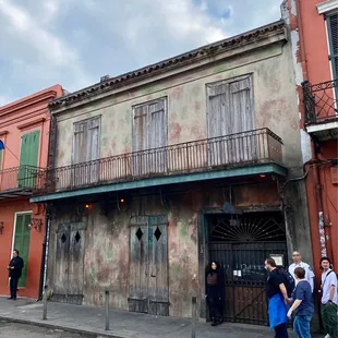 The main entrance of the legendary Preservation Hall