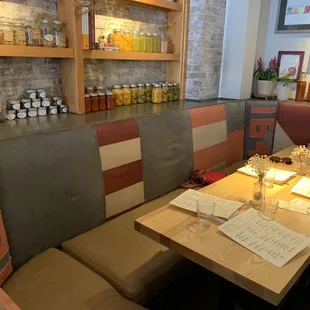 The booth mentioned in review.