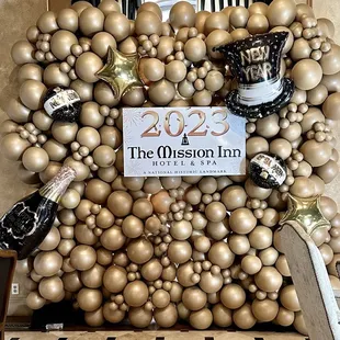 Holdover from 2023 New Year's Celebration.