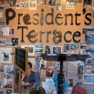 Entrance right off the rooftop elevators