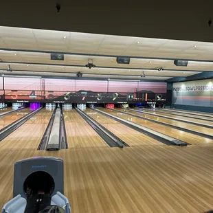 bowling area