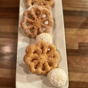 a variety of pastries