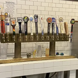 Microbrews on tap!