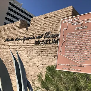 Wall of the Presidio Museum