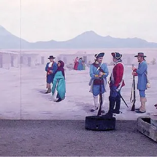 Mural inside the Presidio Museum