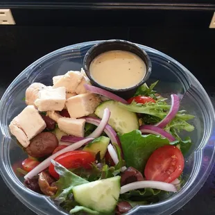 Athens salad with chicken