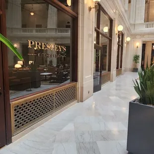 outside