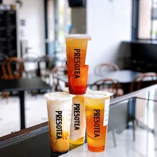 Yummy bobas &amp; fruit teas | IG: happyfoodieoc