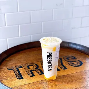 Mango Pineapple Creme Slush | IG: happyfoodieoc