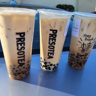 Hojicha Milk Tea