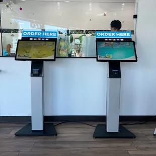Kiosks for ordering