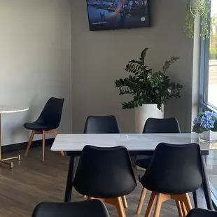 Inside seating