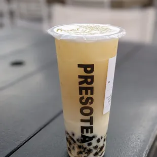 White Peach Milk Tea
