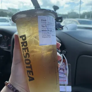 Peach white tea