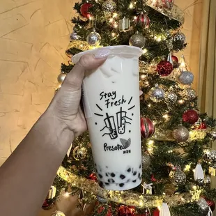 A-li Shan Milk Tea