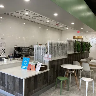 the bar and register