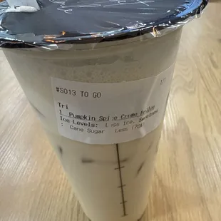 Pumpkin Spice Creme Brle