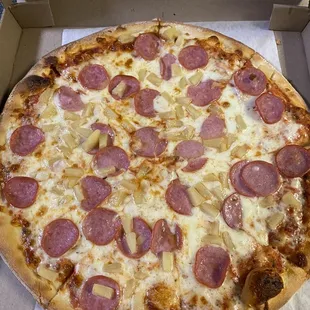 Whole Hawaiian Pizza