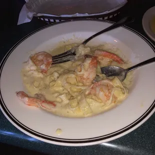 Shrimp Alfredo