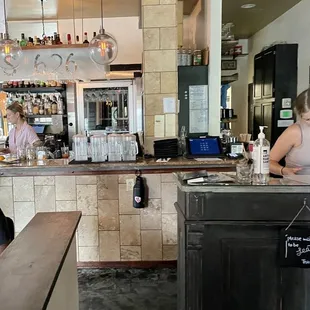 Bar and hostess stand