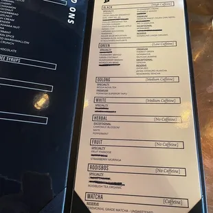 This place is known for their coffee and brunch but they also have an impressive selection of high quality teas