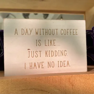 Not at their location but totally true for me.