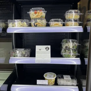 Grab and go - they make a point to state they don't have the capability to heat food.