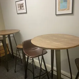 Seating in the back hallway