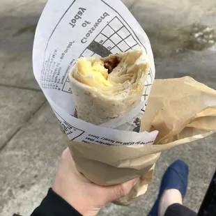 Breakfast burrito