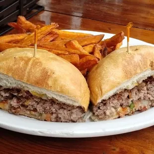 Quesadilla Burger w Sweet buns
