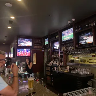 Well they were able to put it on a small TV in the corner a half hour later.