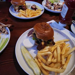 Bacon Burgers &amp; fries