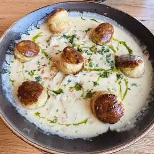 Deconstructed Chicken Pot pie