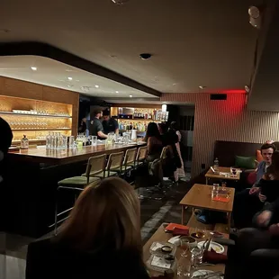 Interior bar and tables