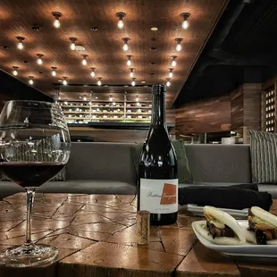 Half off selected bottles on Saturdays.