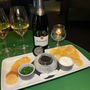 Holiday caviar &amp; champagne special