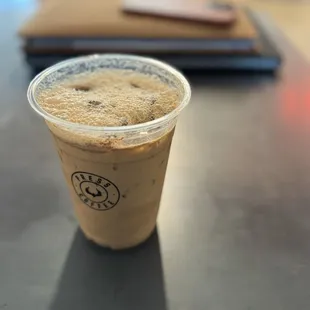 Mocha mushroom. Great pre-meeting drink!