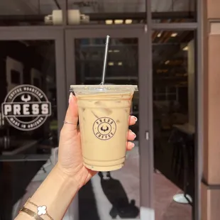 Iced Vanilla Latte