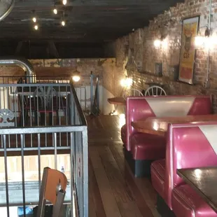 the inside of a restaurant