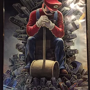 a picture of a man sitting on a throne