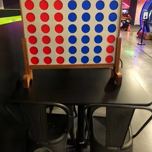 Connect-4 as big as the tables