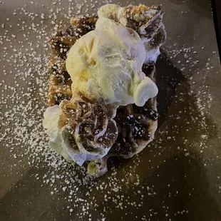 Churro waffle