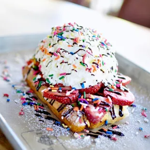 You can always &quot;build your own&quot; waffle with whatever toppings you want!