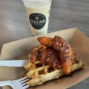 Nashville Hot chicken and Nashville Hot Chicken &amp; Waffles